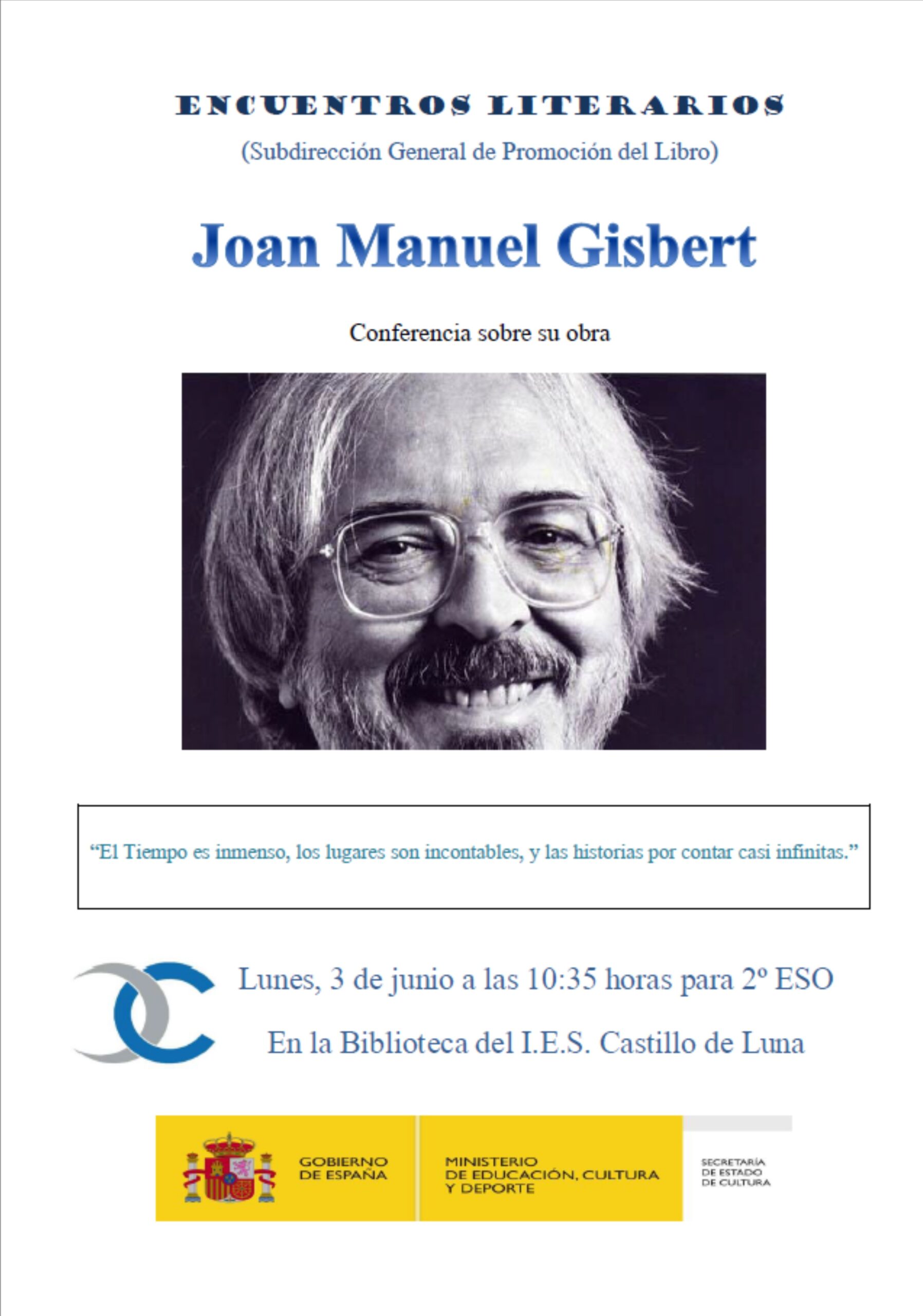 CONFERENCIA DE JOAN MANUEL GISBERT