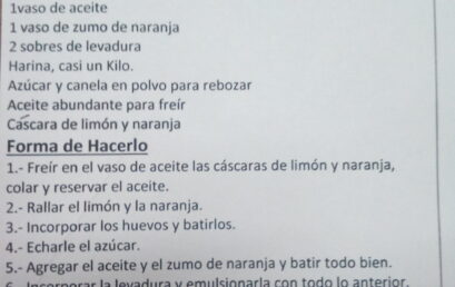 Roscos navideños en el IES «Castillo de Luna»